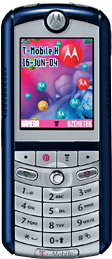 Motorola E398 kék.
